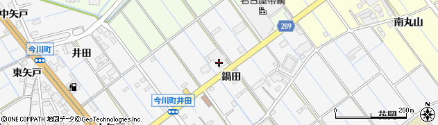 愛知県刈谷市今川町鍋田周辺の地図