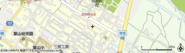 滋賀県栗東市高野468-25周辺の地図