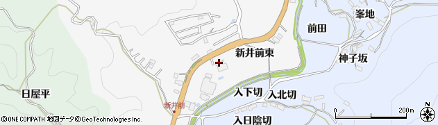 愛知県豊田市大沼町新井前東98周辺の地図