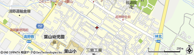 滋賀県栗東市高野511-5周辺の地図