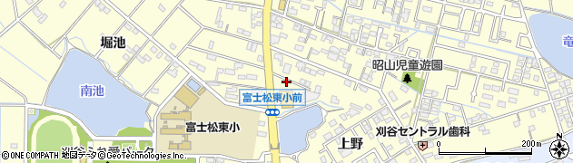 愛知県刈谷市東境町（伊賀淵）周辺の地図