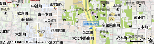 京都府京都市上京区東西町376周辺の地図