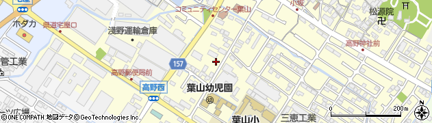 滋賀県栗東市高野578-4周辺の地図