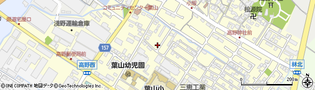 滋賀県栗東市高野554周辺の地図