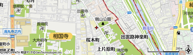 京都府京都市上京区歓喜寺前町周辺の地図
