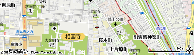 京都府京都市上京区薮之下町419周辺の地図