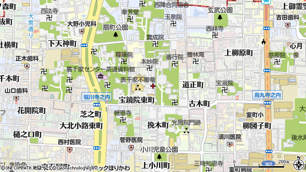 〒602-0005 京都府京都市上京区妙顕寺前町の地図