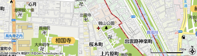 京都府京都市上京区歓喜寺前町6周辺の地図