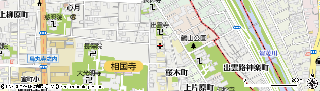 京都府京都市上京区薮之下町418周辺の地図