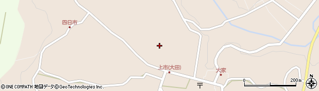 島根県大田市大代町大家1305周辺の地図