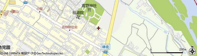 滋賀県栗東市高野731-2周辺の地図