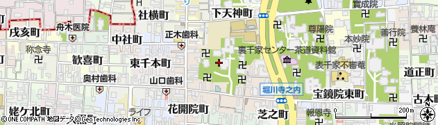 京都府京都市上京区妙蓮寺前町周辺の地図