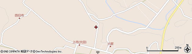 島根県大田市大代町大家1629周辺の地図