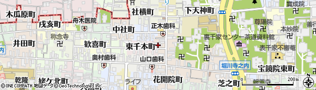 梅乃井周辺の地図