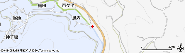 愛知県豊田市大沼町百々平24周辺の地図