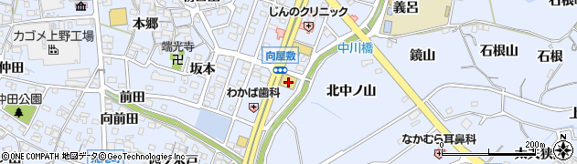 ユニクロ東海店周辺の地図