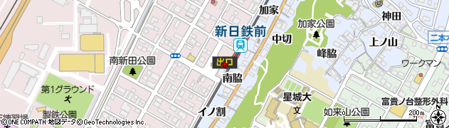 新日鉄前駅周辺の地図