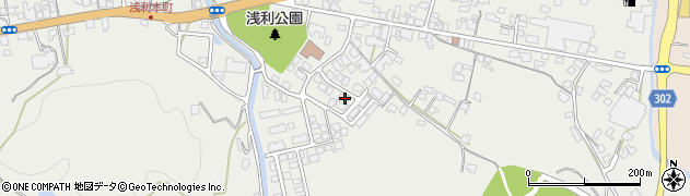 島根県江津市浅利町2122周辺の地図