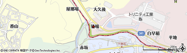 愛知県豊田市桂野町（簗場）周辺の地図
