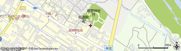 滋賀県栗東市高野725-1周辺の地図