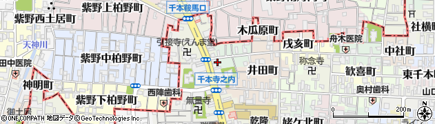 京都府京都市上京区北玄蕃町37周辺の地図