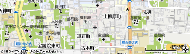 京都府京都市上京区上木下町88周辺の地図