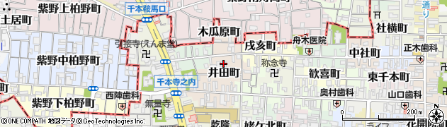 京都府京都市上京区西芦山寺町93周辺の地図