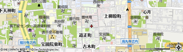 京都府京都市上京区畠中町55周辺の地図