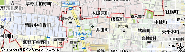京都府京都市上京区北玄蕃町56周辺の地図