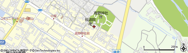 滋賀県栗東市高野725-2周辺の地図