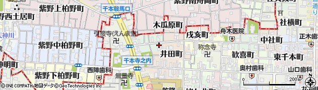 京都府京都市上京区北玄蕃町63周辺の地図