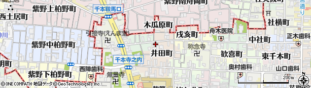 京都府京都市上京区西芦山寺町88周辺の地図