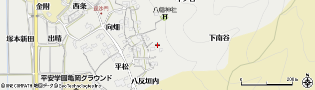 京都府亀岡市千歳町毘沙門（下南谷）周辺の地図