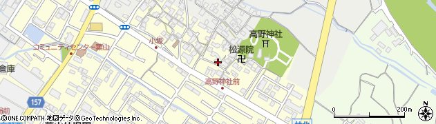 滋賀県栗東市高野672周辺の地図