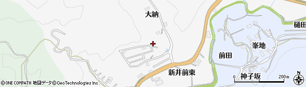 愛知県豊田市大沼町新井前東6周辺の地図