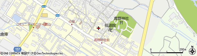 滋賀県栗東市高野673周辺の地図