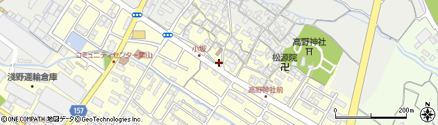 滋賀県栗東市高野648周辺の地図