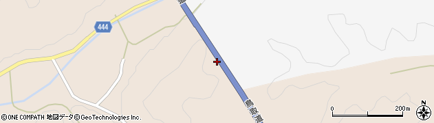 鳥取自動車道周辺の地図