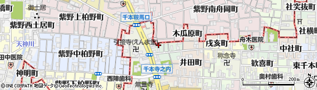 京都府京都市上京区北玄蕃町40周辺の地図
