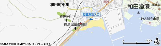 千葉県南房総市和田町白渚30周辺の地図