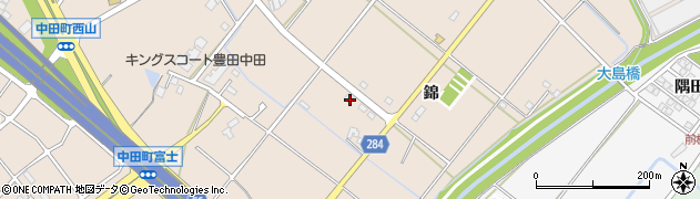 愛知県豊田市大島町錦15周辺の地図