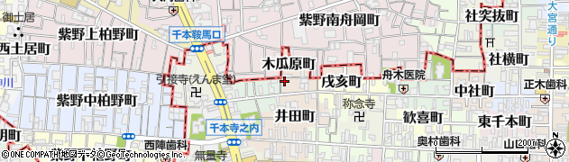 京都府京都市上京区西芦山寺町85周辺の地図