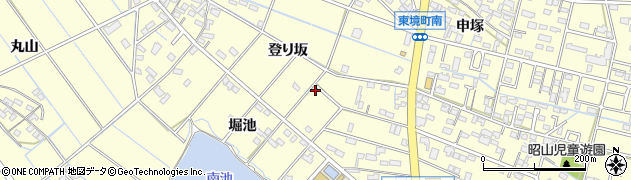 愛知県刈谷市東境町（登り坂）周辺の地図