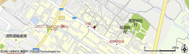 滋賀県栗東市高野434周辺の地図