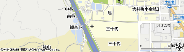 京都府亀岡市大井町小金岐（三十代）周辺の地図