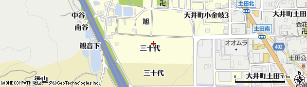 京都府亀岡市大井町小金岐周辺の地図