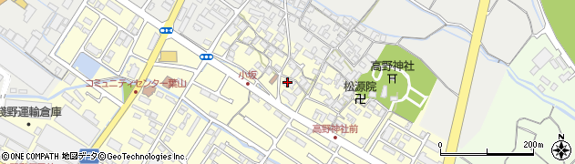 滋賀県栗東市高野686周辺の地図