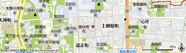 京都府京都市上京区上木下町周辺の地図