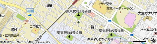 公文式栗東駅前教室周辺の地図