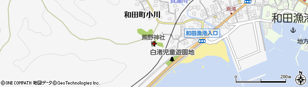 千葉県南房総市和田町白渚71周辺の地図